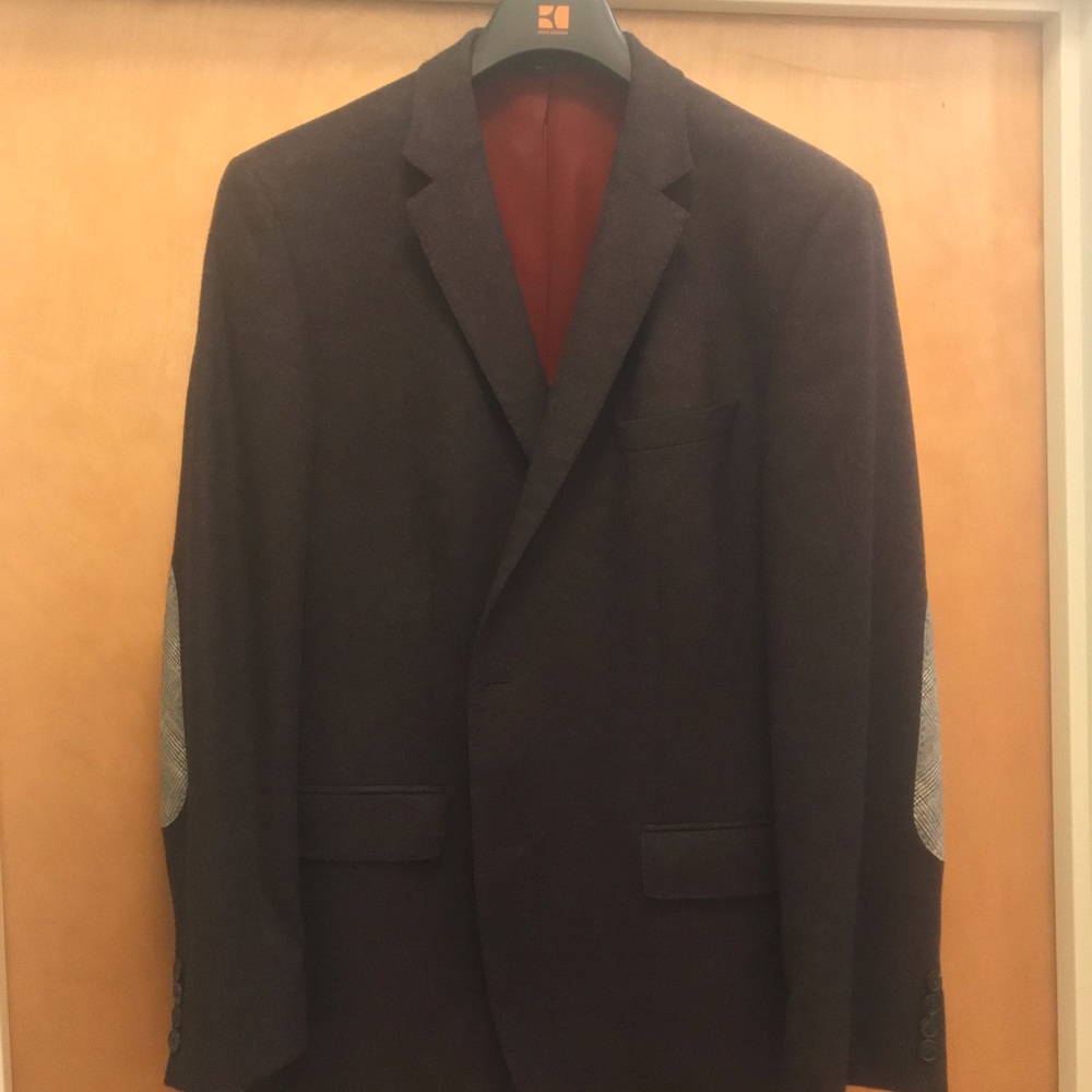 Men Blazer Jacket Size 44 R Boss Black Like New